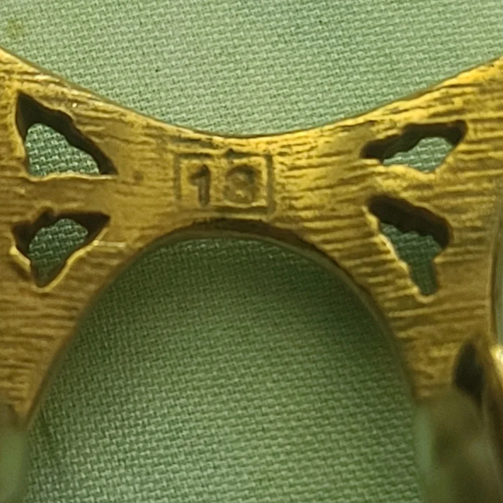 Vintage W. Germany 12ct Gold Filled Filigree Eyeglass Frames 50-18 125 Gold